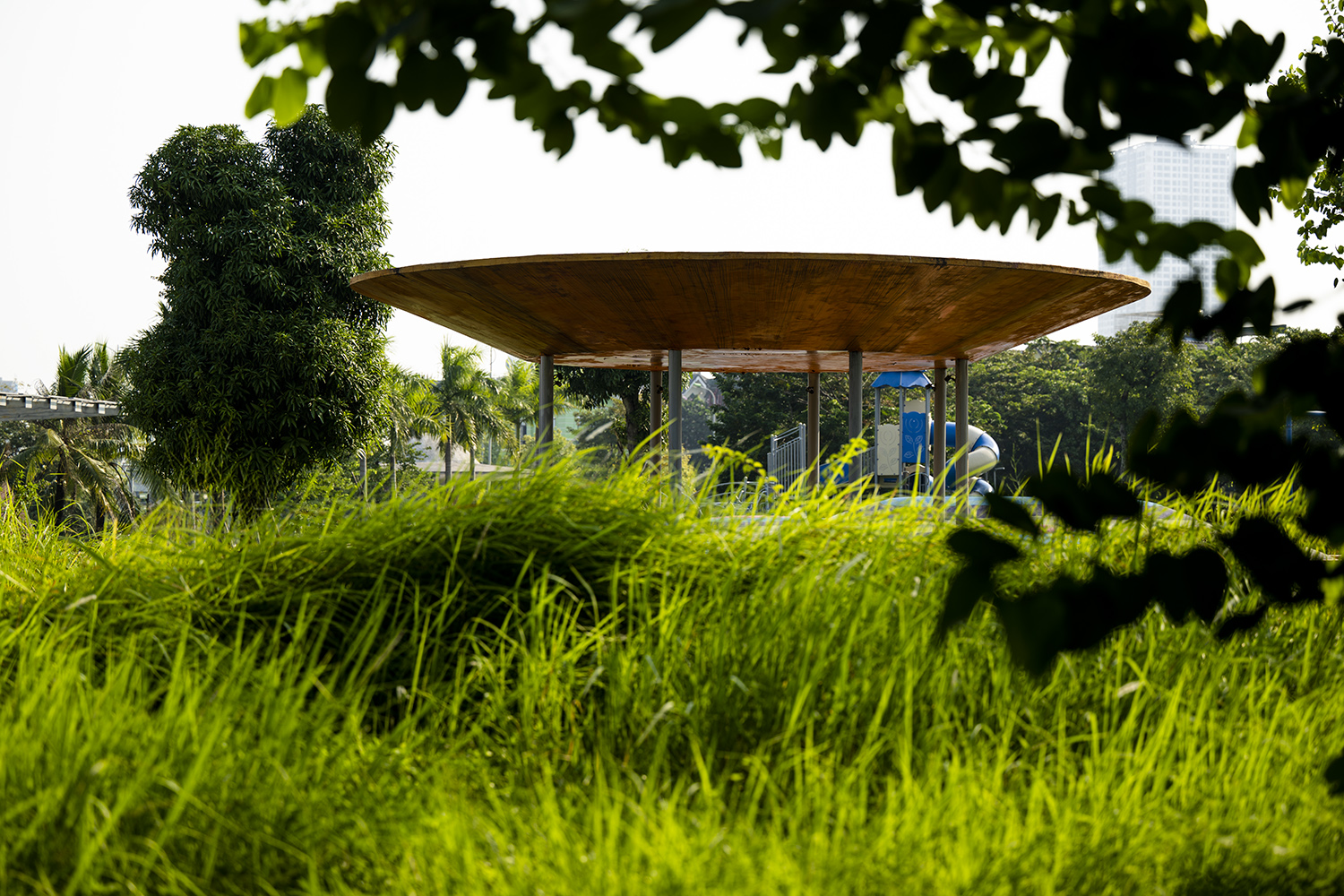 Kỳ lạ: Công viên hiện đại, đẹp như tranh ở Hà Nội &#34;không bóng người&#34; - 8