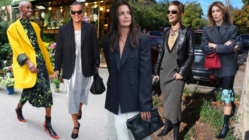 Váy với áo blazer là sự kết hợp hoàn hảo mùa thu đông - 1