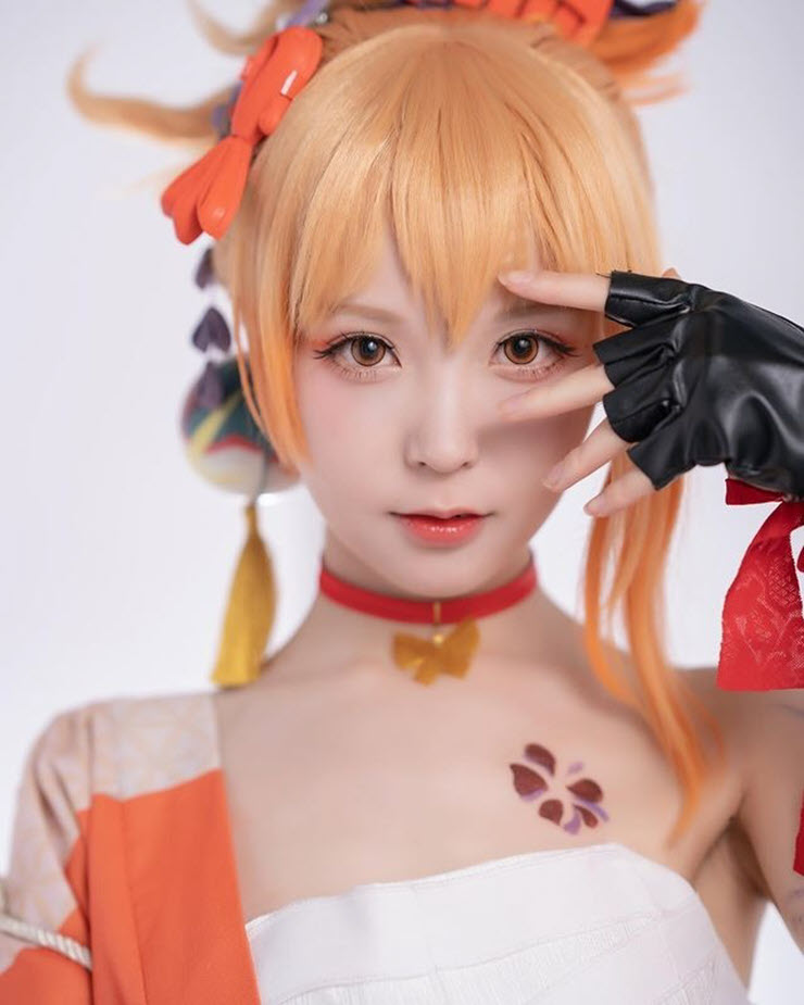 Cosplay nhân vật Yoimiya của game Genshin Impact, hot girl Trung Quốc “đốn tim” game thủ - 14
