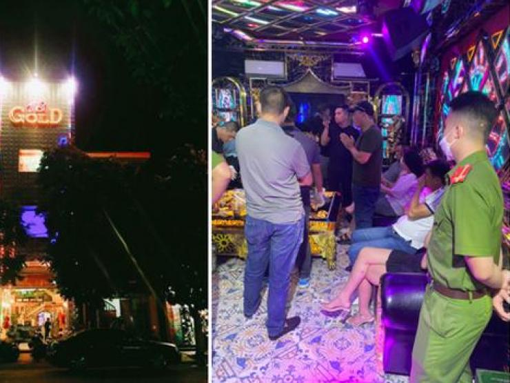 Bắt quả tang 11 nam, nữ ”thác loạn” tiệc ma túy trong quán karaoke GOLD