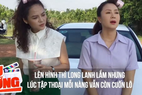 Loạt ảnh "không lên sóng VTV" của Hồng Diễm, Thu Quỳnh