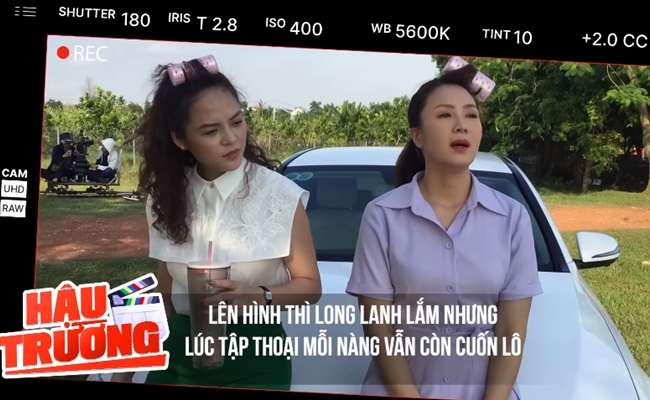 Loạt ảnh &#34;không lên sóng VTV&#34; của Hồng Diễm, Thu Quỳnh - 1