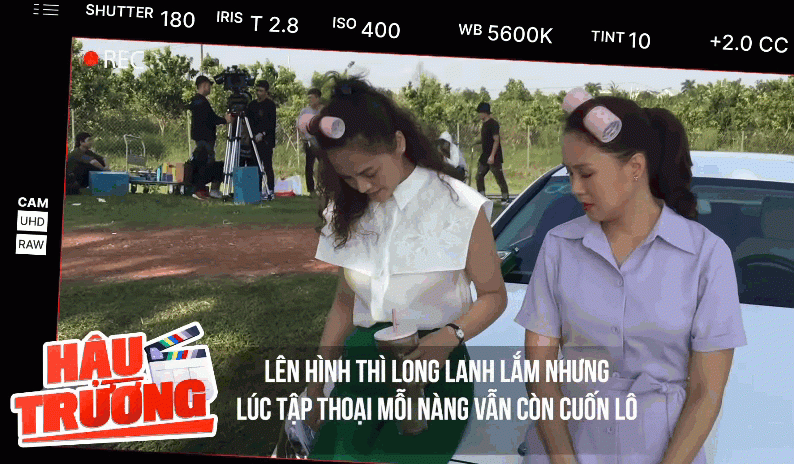 Loạt ảnh &#34;không lên sóng VTV&#34; của Hồng Diễm, Thu Quỳnh - 2