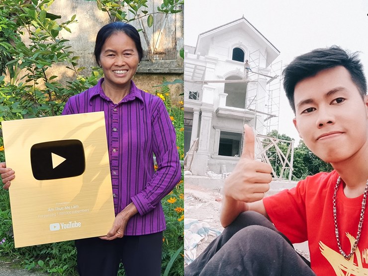 YouTuber quê Thái Nguyên xây nhà 3 tỷ “to nhất làng” tặng mẹ gây xôn xao