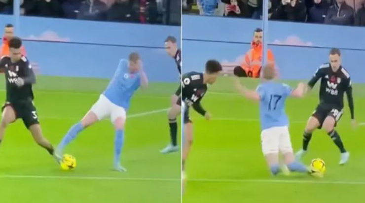De Bruyne "câu" penalty cuối trận: Fan bức xúc kêu oan hộ Salah & Sancho - 1