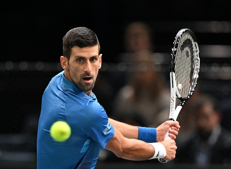Video tennis Djokovic - Tsitsipas: Kịch tính 3 set, bản lĩnh tie-break (Bán kết Paris Masters) - 1