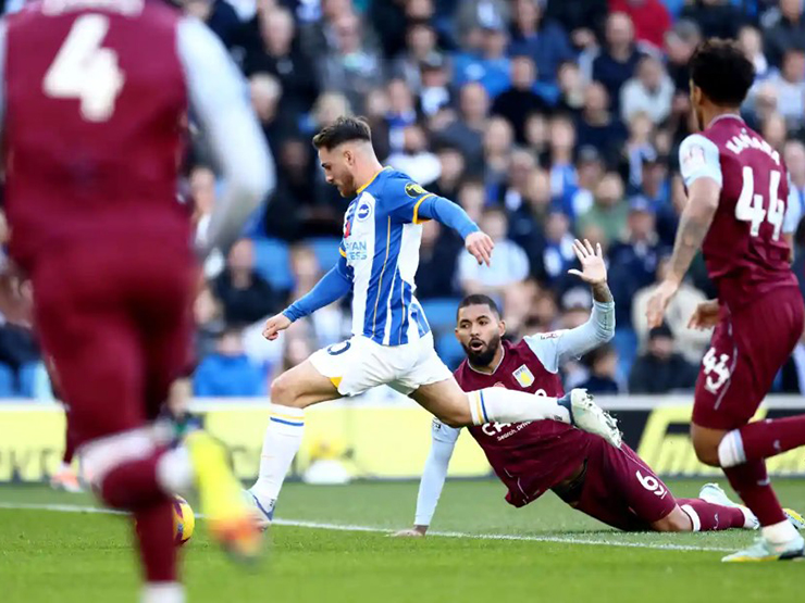 Video Bóng Đá Brighton - Aston Villa: Điên Rồ 10 Thẻ Vàng, Ngược Dòng Ngoạn  Mục (Ngoại Hạng Anh)