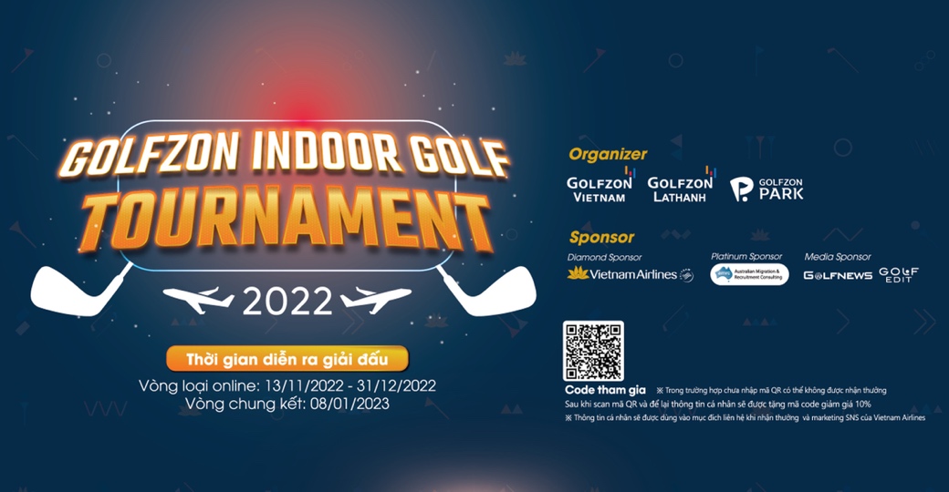Vietnam Airlines là Nhà tài trợ chính giải đấu Golfzon Indoor Golf Tournament 2022 - 1