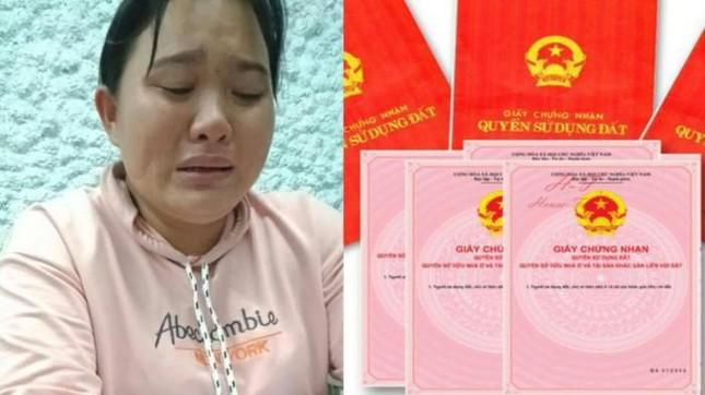 Người phụ nữ mua sổ đỏ giả trên mạng rồi đi lừa đảo - 1