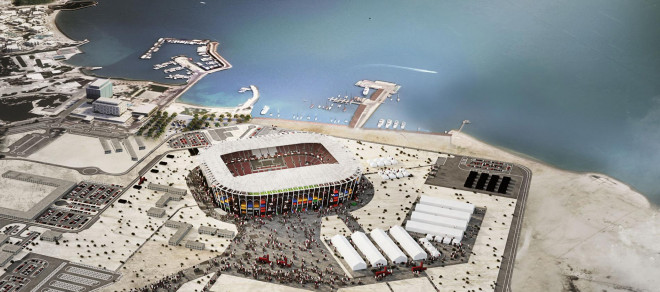 Sân vận động &#39;LEGO&#39; độc lạ cho du khách ở World Cup 2022 - 1