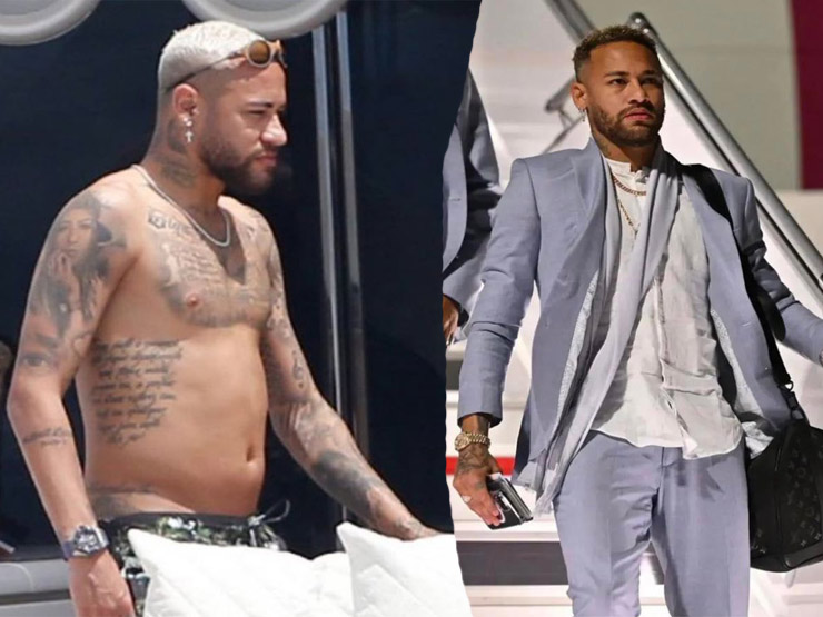 Neymar xuất hiện với vẻ ngoài ”nét như Sony” sau thời gian bị chê “bụng bia”