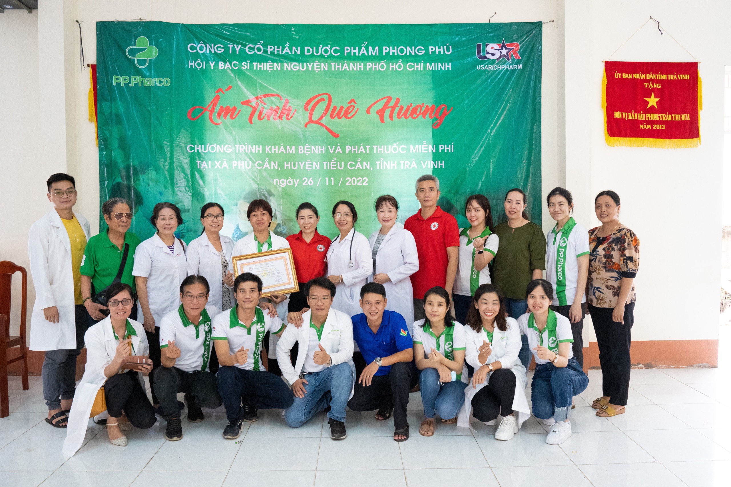 Công ty Dược phẩm Phong Phú tổ chức chương trình thiện nguyện khám bệnh và tặng quà cho người dân Trà Vinh - 1