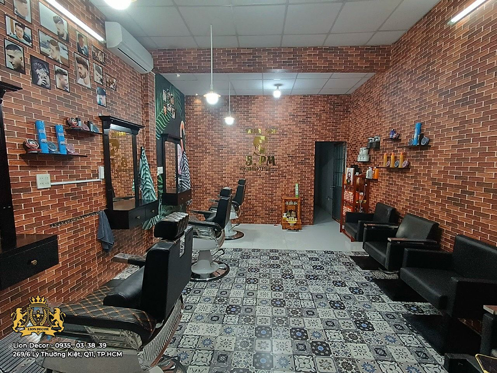 Ghế cắt tóc nam Lion Decor - Nội thất Barber Shop - 1