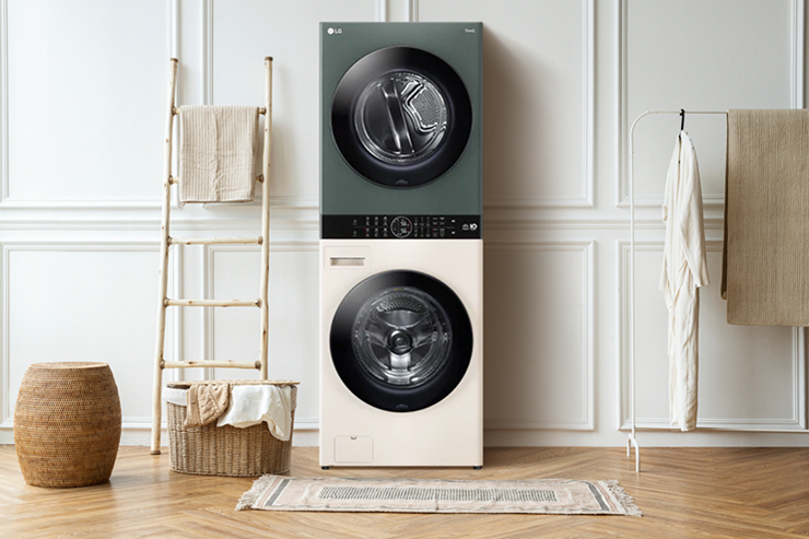 LG ra mắt tháp giặt sấy thông minh LG WashTower