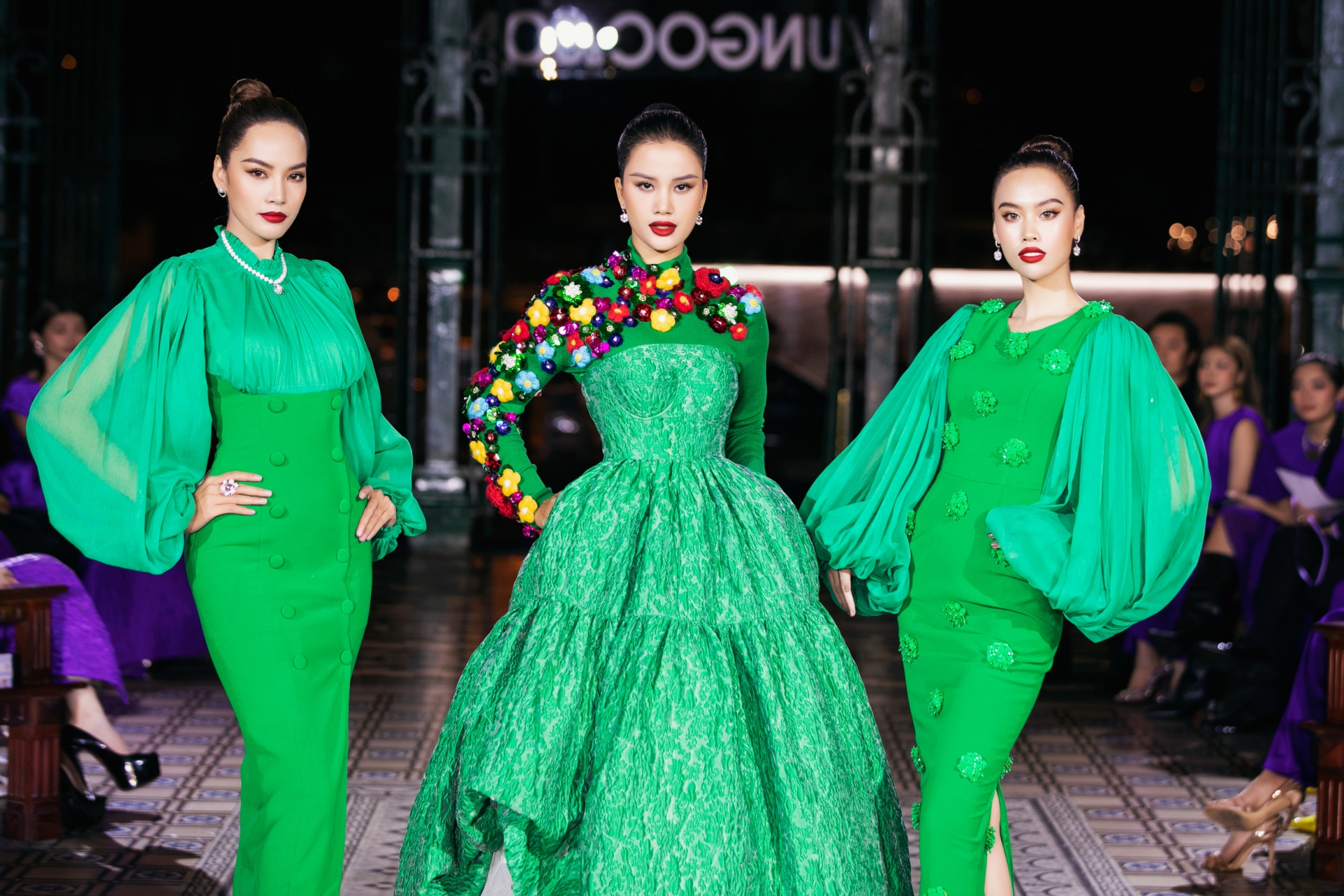 Đỗ Hà, Mai Phương, Lương Thuỳ Linh diễn thời trang trong show của Vũ Ngọc&Son - 6