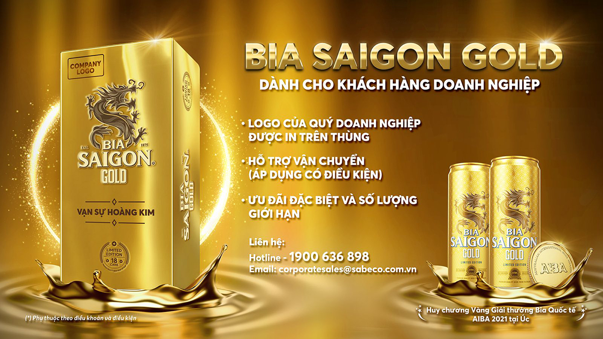 Tung nhiều hậu mãi đặc biệt, Bia Saigon Gold 