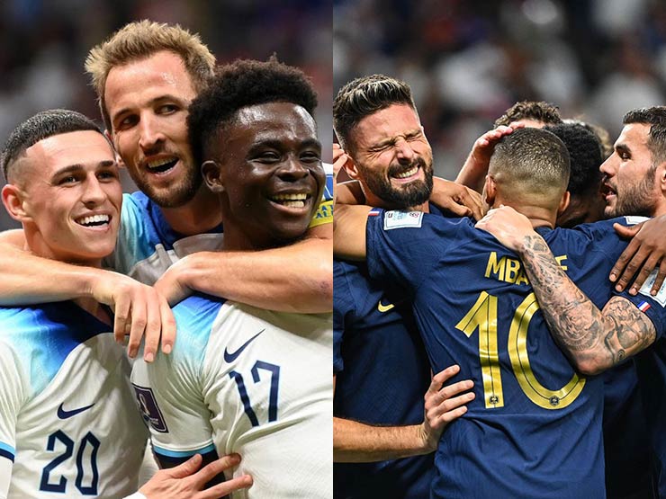 Tứ đại anh hào vào tứ kết World Cup: Siêu kinh điển Anh – Pháp còn ”căng” hơn Hà Lan - Argentina