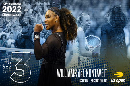 Chiến thắng đầy cảm xúc của Serena Willams (Top 10 trận tennis hay nhất 2022)