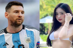 Hot girl ”mặc áo đội nào đội đó về nước” lên tiếng khi fan Messi ”ngỏ lời”