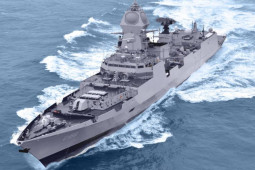 Hỏa lực cực mạnh từ tàu chiến hiện đại của hải quân Ấn Độ