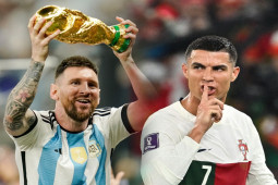 Messi nâng ”cúp vàng” đạt hơn 44 triệu lượt thích, phá kỷ lục của Ronaldo