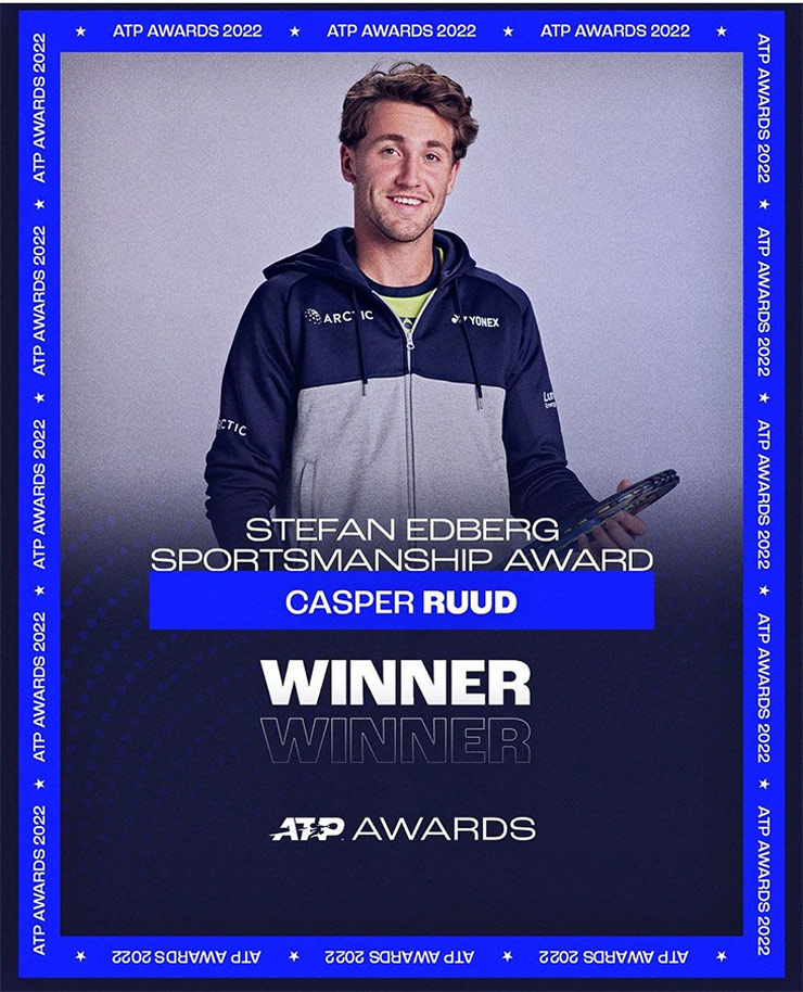 Nóng nhất thể thao tối 20/12: Casper Ruud ẵm giải thưởng Federer là bá chủ - 1
