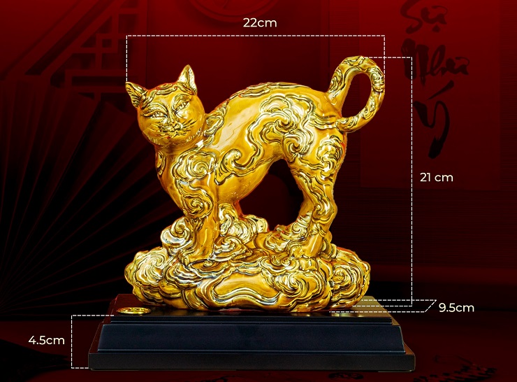 Xuất hiện kỳ linh Quý Mão 2023 bằng sứ vẽ vàng có giá 3,5 triệu đồng/sản phẩm - 1