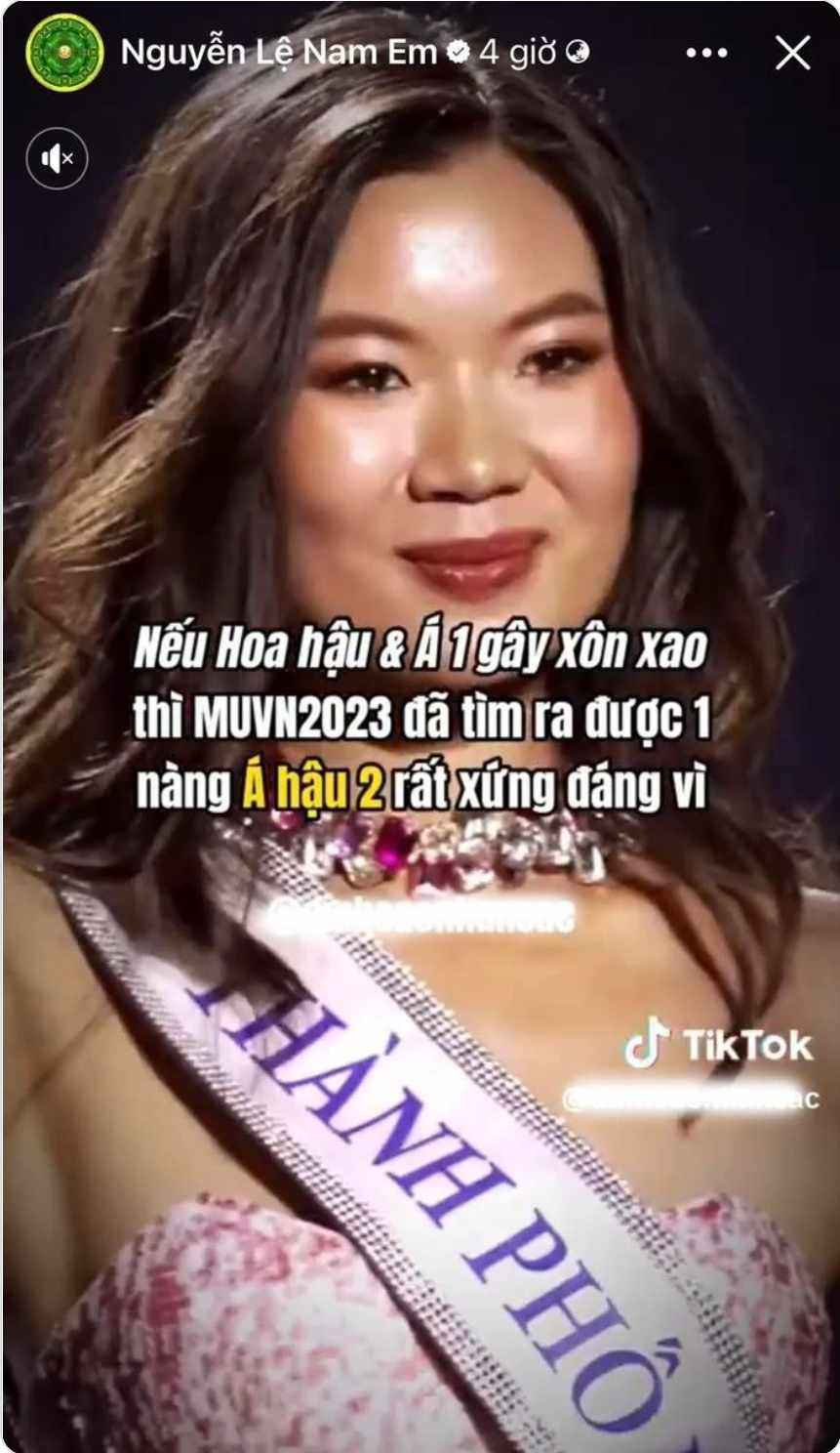 Liên tục &#34;khịa&#34; tân hoa hậu, ai mới là người Nam Em thích ở Miss Universe Vietnam? - 2