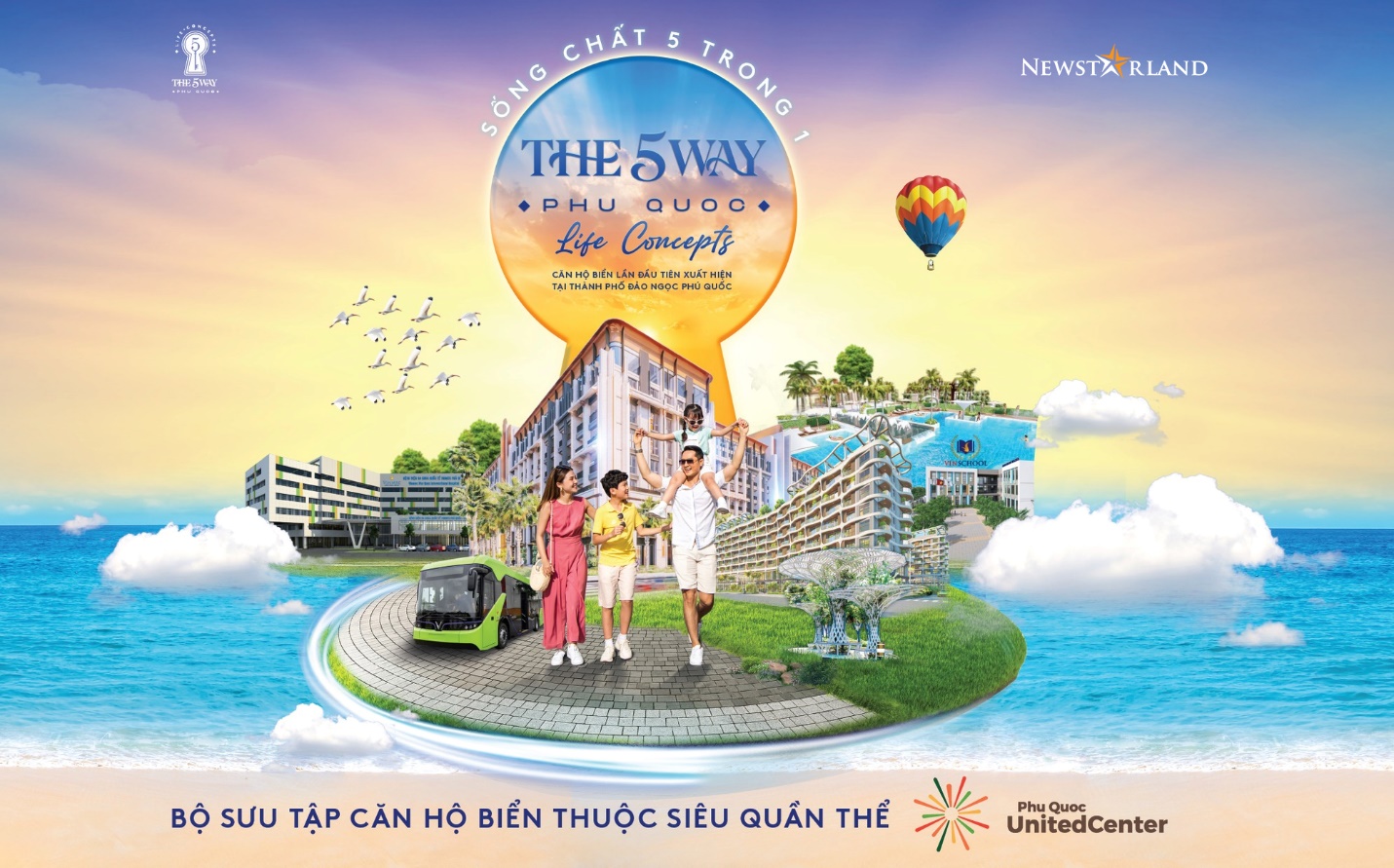 NewstarLand tự hào là đối tác phân phối chính thức dự án The 5Way Phú Quốc - 3