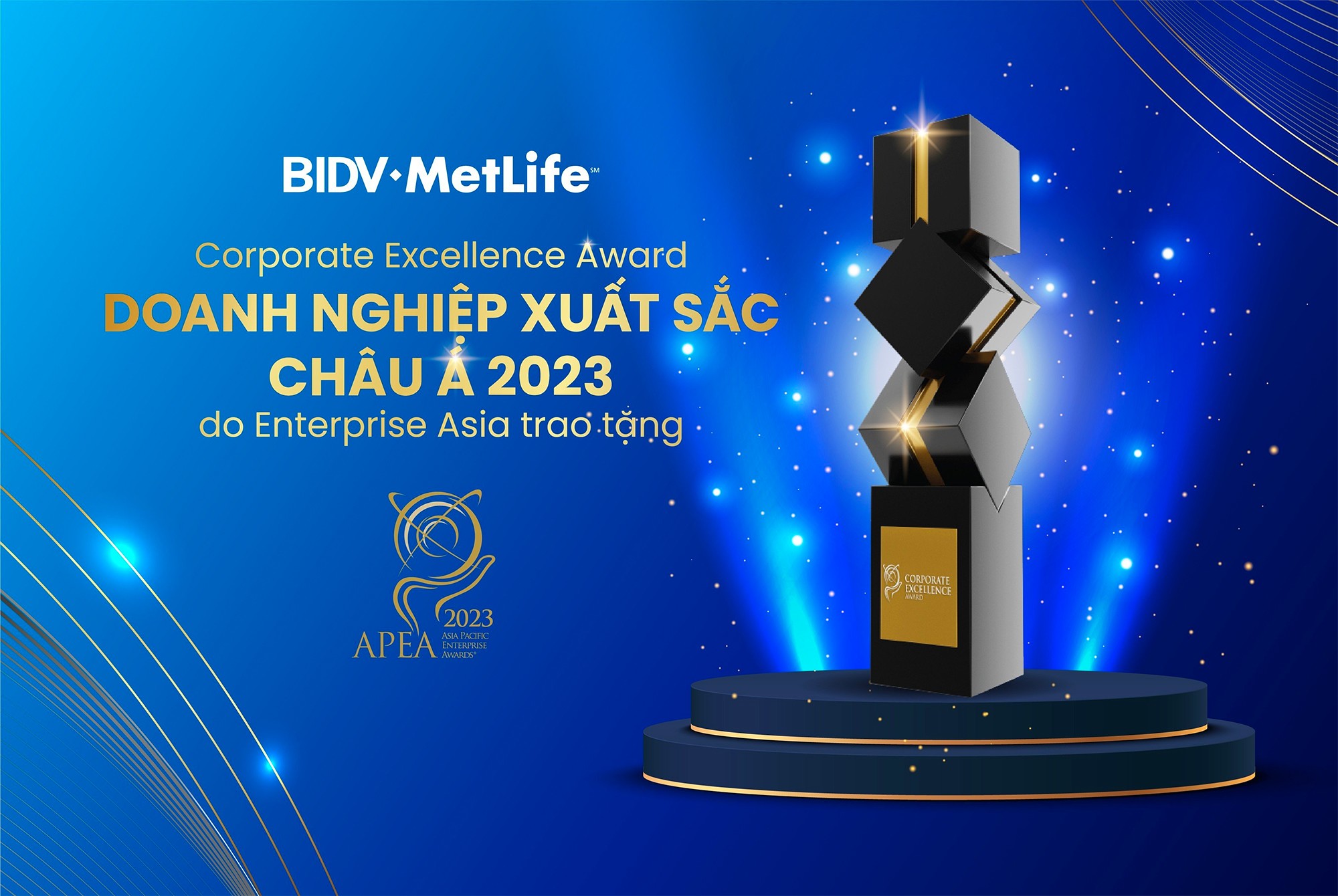 BIDV MetLife nhận giải thưởng Doanh nghiệp xuất sắc Châu Á – APEA lần thứ 4 - 1