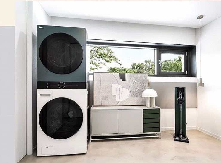 Tháp giặt sấy LG WashTower tự động điều chỉnh theo loại vải - 1