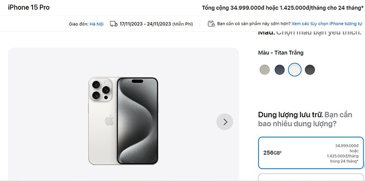 Một số mẫu iPhone 15 Pro Max vẫn cháy hàng tại Việt Nam kể từ khi ra mắt - 2