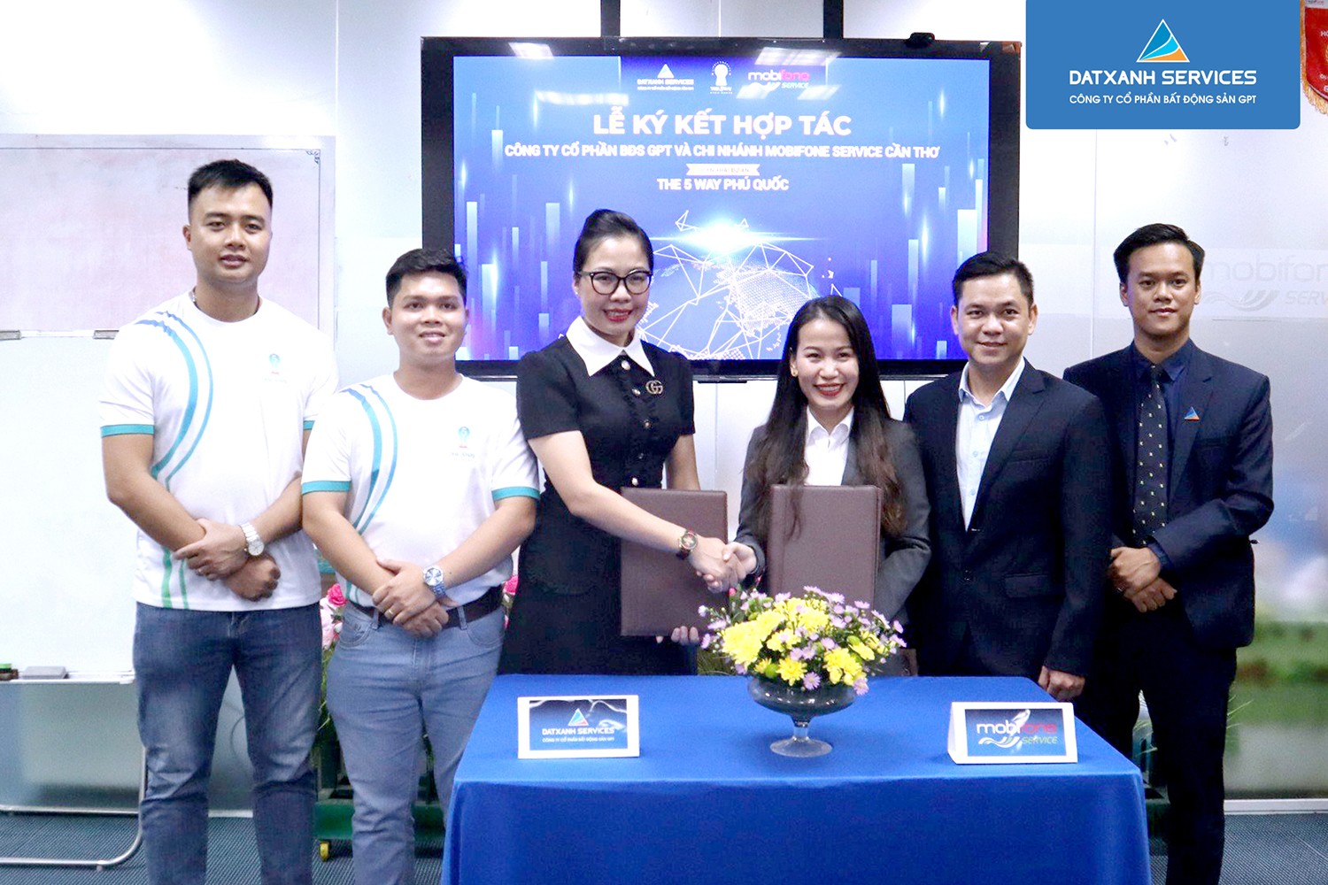 Công ty Cổ Phần BĐS GPT hợp tác với chi nhánh MobiFone Service Cần Thơ triển khai dự án The 5Way Phu Quoc - 2