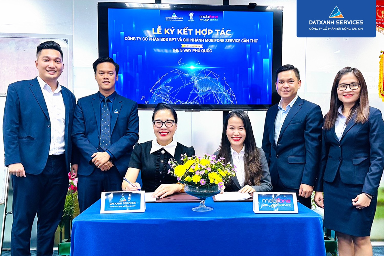 Công ty Cổ Phần BĐS GPT hợp tác với chi nhánh MobiFone Service Cần Thơ triển khai dự án The 5Way Phu Quoc - 1