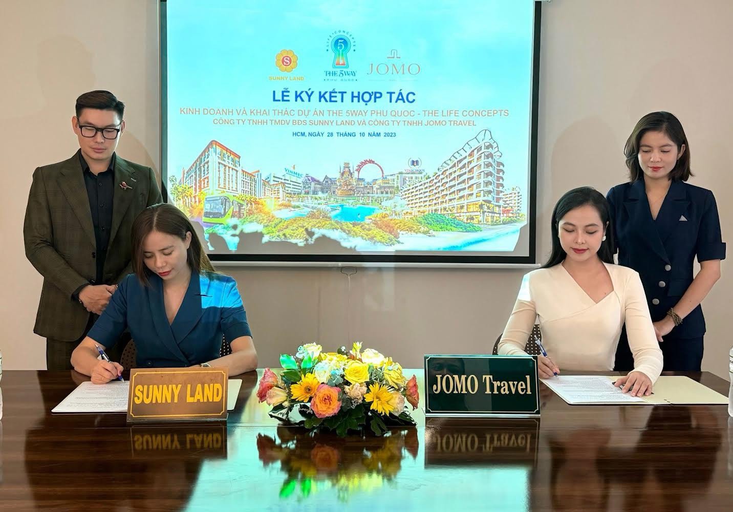 Hợp tác khai thác, vận hành căn hộ biển The 5Way Phu Quoc - The Life Concepts giữa Sunny Land và Jomo Travel - 2