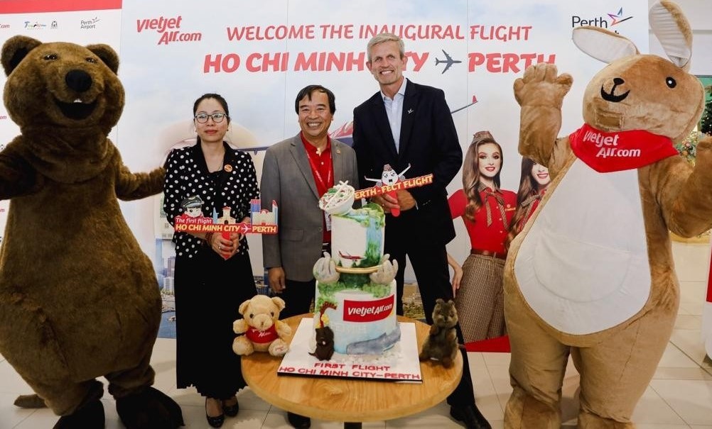 Vietjet chính thức khai trương đường bay đến Perth, Adelaide (Australia) - 2