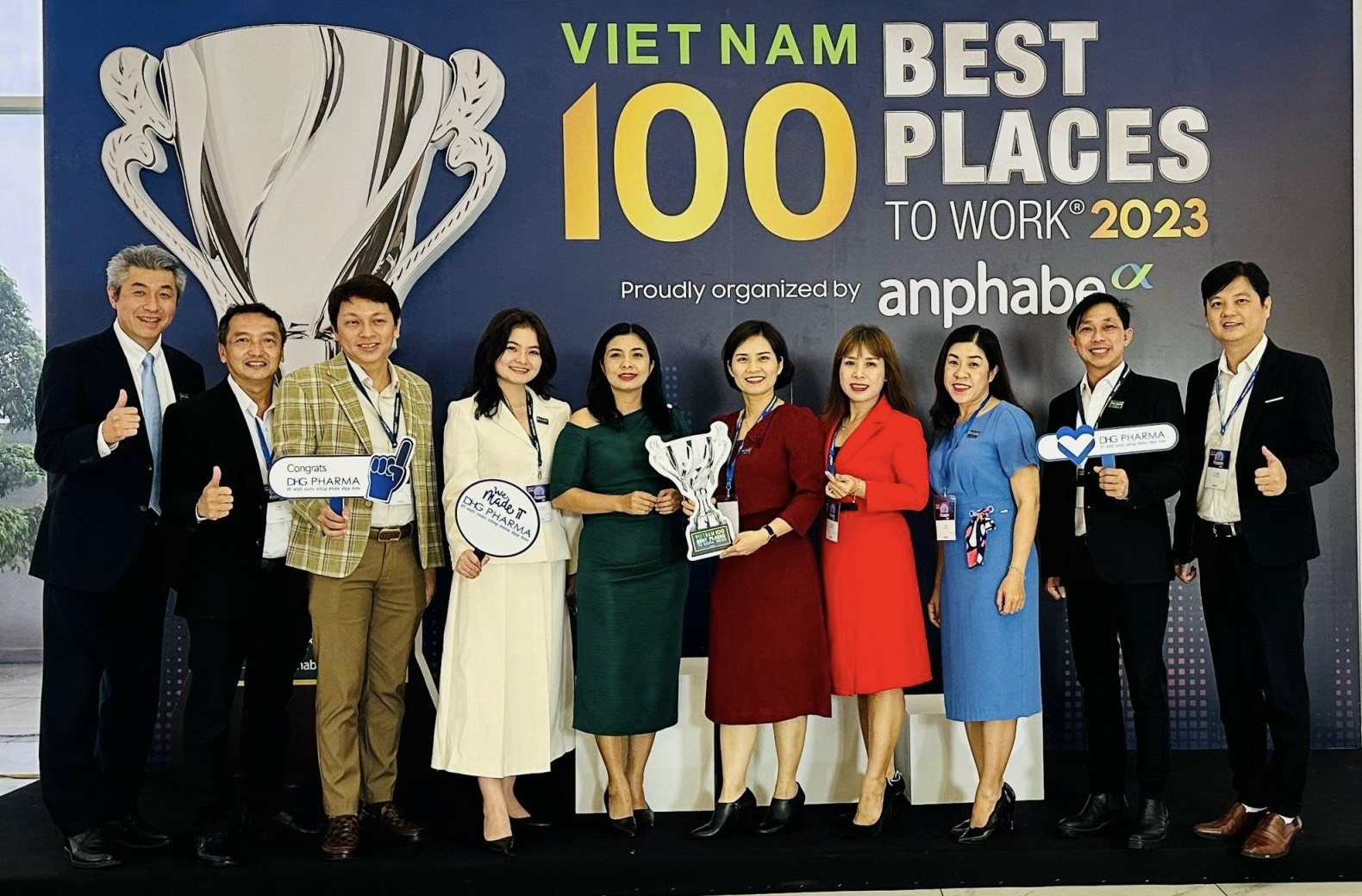 Dược Hậu Giang tăng thứ bậc tại Giải thưởng Top 100 nơi làm việc tốt nhất Việt Nam 2023 - 3