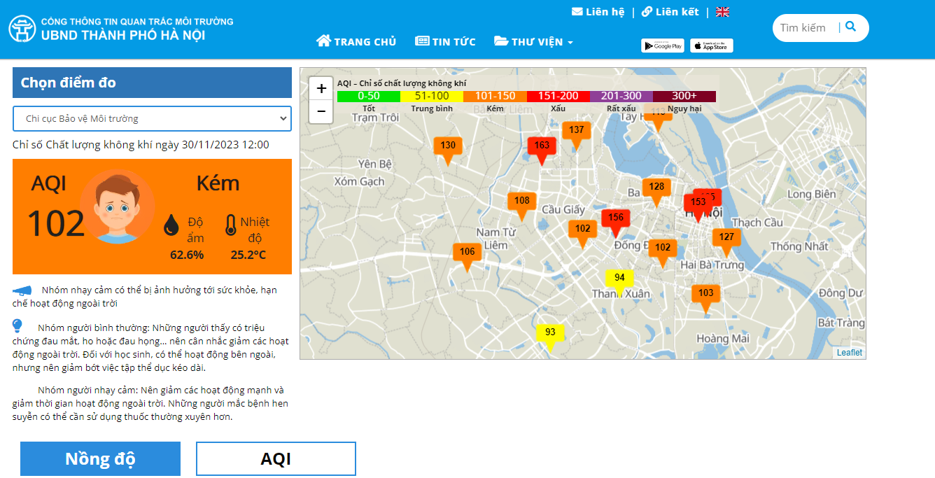 Trung tâm Hà Nội chìm trong sương mù dày đặc, chất lượng không khí nhiều nơi ở “mức đỏ” - 4