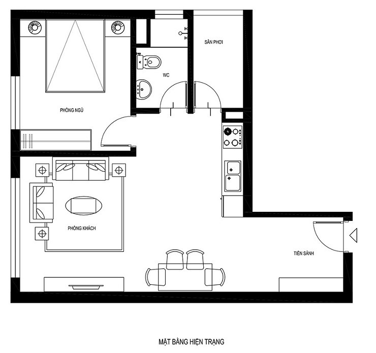 Mua căn hộ cũ 55m2, vợ chồng trẻ chi thêm 200 triệu cải tạo đẹp lung linh - 6