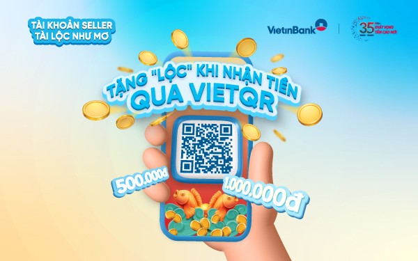 “Lộc” đã về tay các khách hàng nhận tiền qua VietQR VietinBank - 1